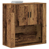 Wandkast Met Plank 80 X 33 X 80 Cm Bewerkt Hout