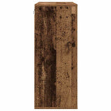 Wandkast Met Plank 80 X 33 X 80 Cm Bewerkt Hout