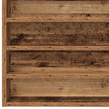Tentoonselkast Met Plank Anders Oud Hout 100 X 8.5 X 50 Cm
