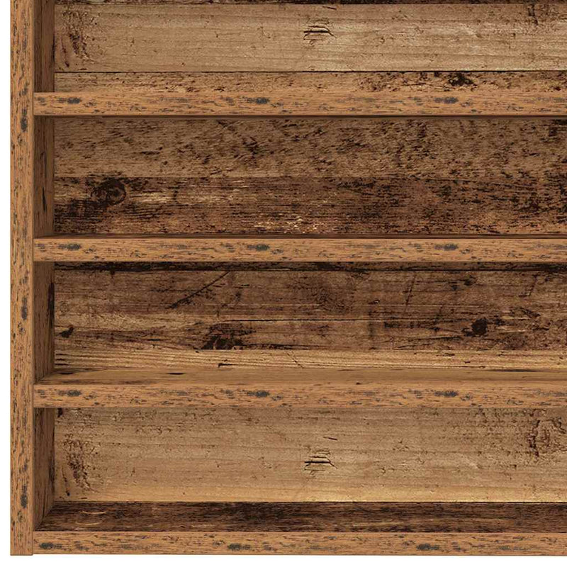 Tentoonselkast Met Plank Anders Oud Hout 100 X 8.5 X 50 Cm