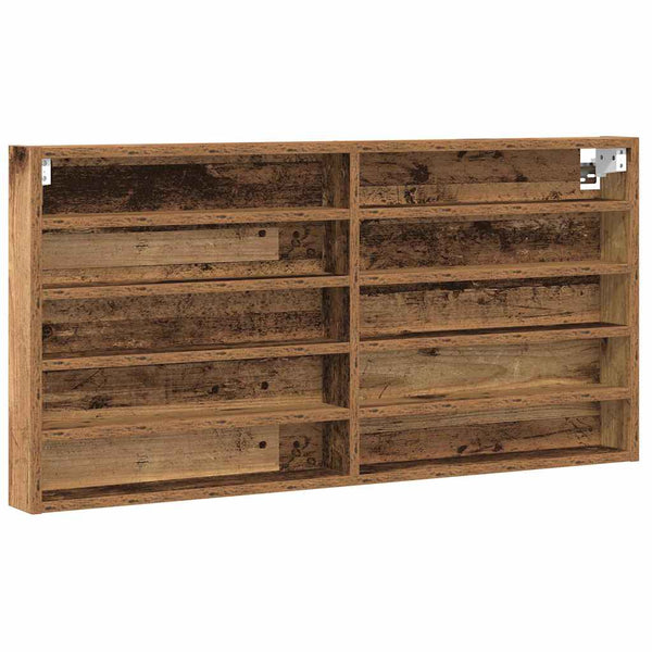 Tentoonselkast Met Plank Anders Oud Hout 100 X 8.5 X 50 Cm