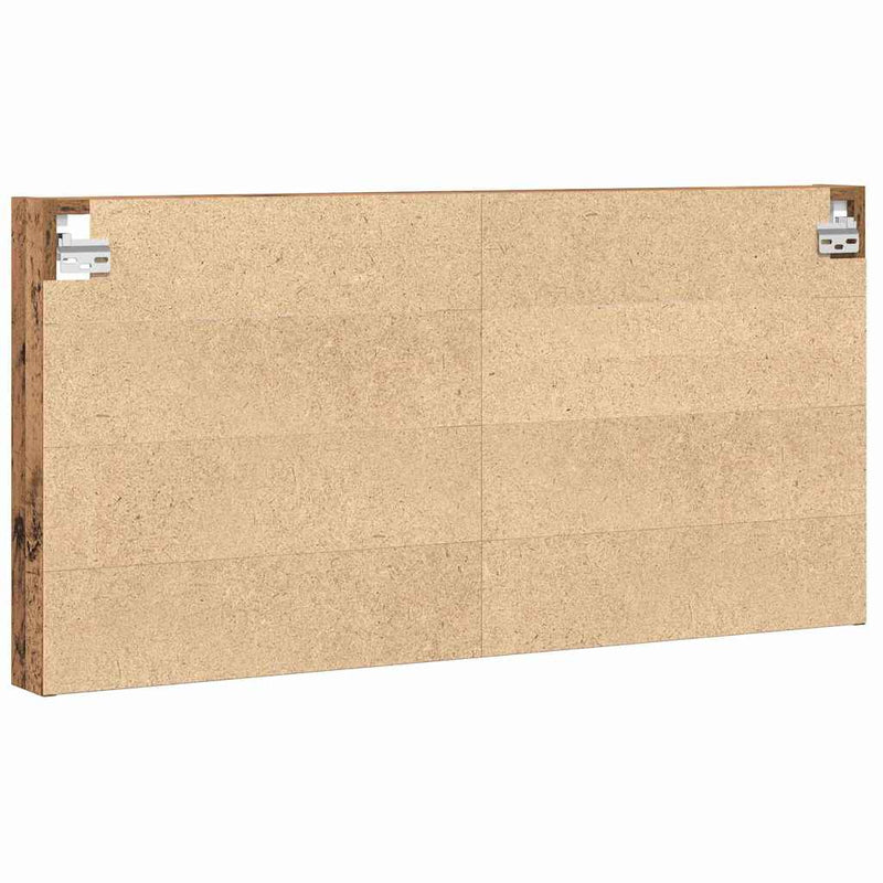 Tentoonselkast Met Plank Anders Oud Hout 100 X 8.5 X 50 Cm