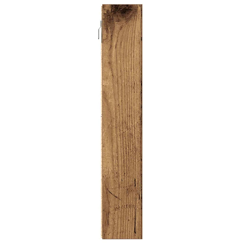 Tentoonselkast Met Plank Anders Oud Hout 100 X 8.5 X 50 Cm