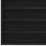 Tentoonselkast Met Plank Anders Zwart Eiken 100 X 8.5 X 50 Cm