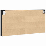 Tentoonselkast Met Plank Anders Zwart Eiken 100 X 8.5 X 50 Cm