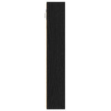 Tentoonselkast Met Plank Anders Zwart Eiken 100 X 8.5 X 50 Cm