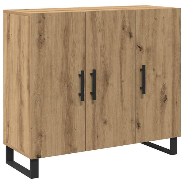 Dressoir 90 X 34 X 80 Cm Bewerkt Hout