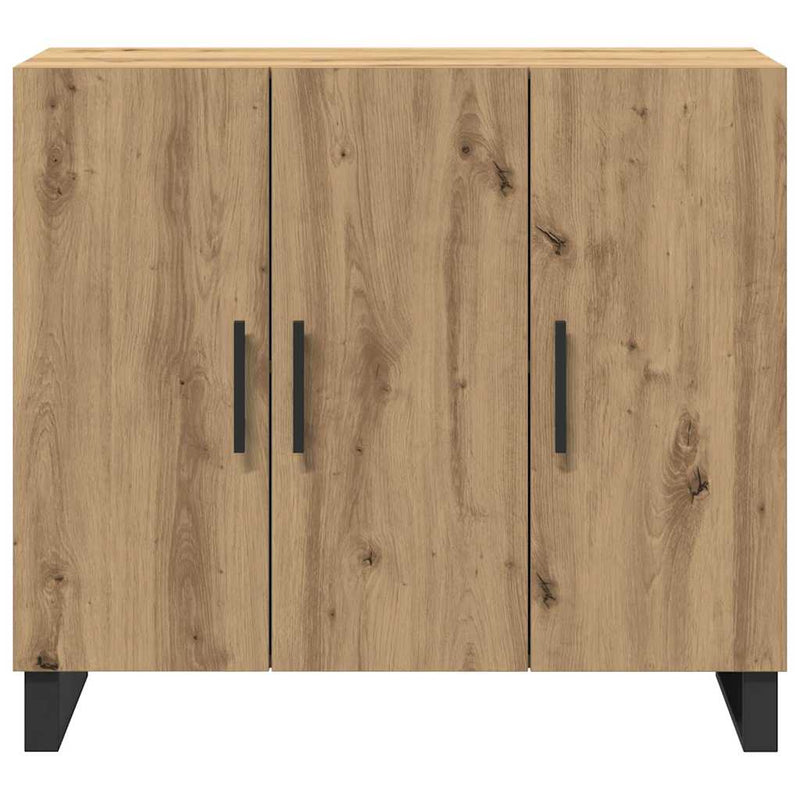 Dressoir 90 X 34 X 80 Cm Bewerkt Hout