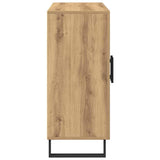 Dressoir 90 X 34 X 80 Cm Bewerkt Hout