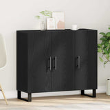 Dressoir 90 X 34 X 80 Cm Bewerkt Hout