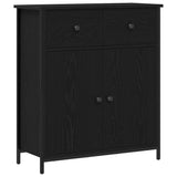 Dressoir 70X30X80 Cm Bewerkt Hout En Staal Kleurig