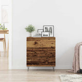 Dressoir Met Lade 60 X 35 X 70 Cm Bewerkt Hout