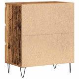 Dressoir Met Lade 60 X 35 X 70 Cm Bewerkt Hout