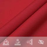 Zonnezeil 100% Polyester Oxford Rood