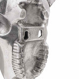 Bullschedel Zilver 49 X 10 X 36 Cm Aluminium
