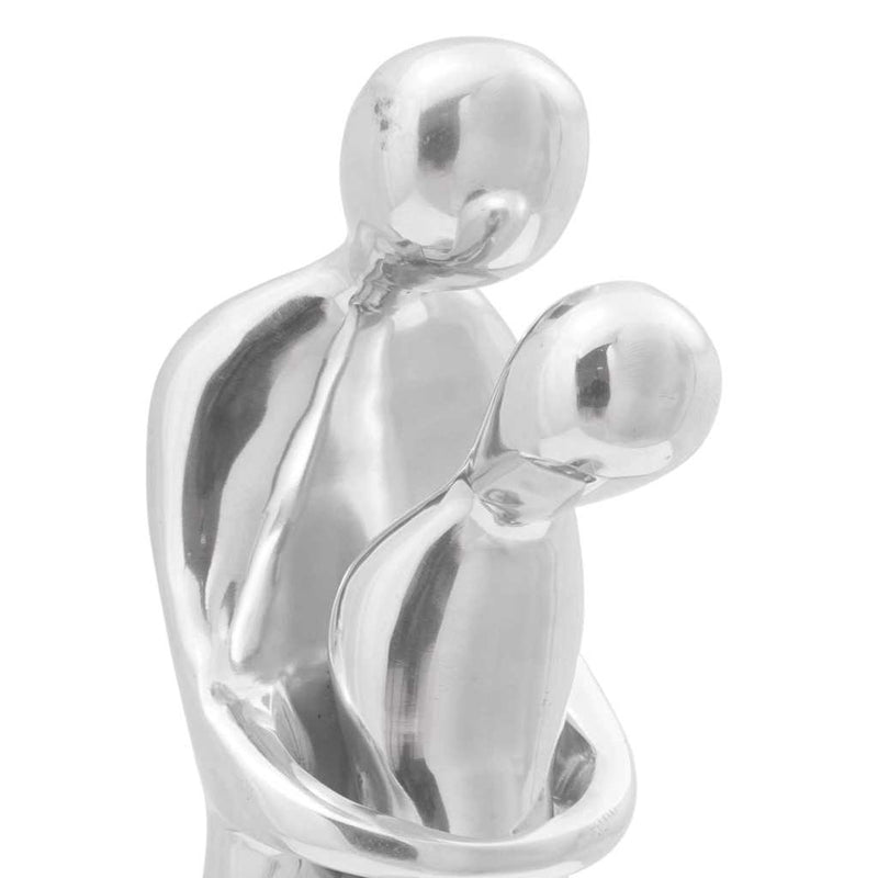 Sculptuur Zilver 10 X 16 X 49 Cm Aluminium
