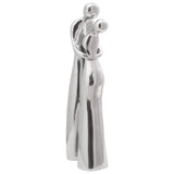Sculptuur Zilver 10 X 16 X 49 Cm Aluminium