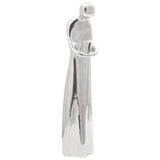 Sculptuur Zilver 10 X 16 X 49 Cm Aluminium