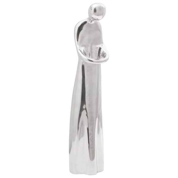 Sculptuur Zilver 10 X 16 X 49 Cm Aluminium