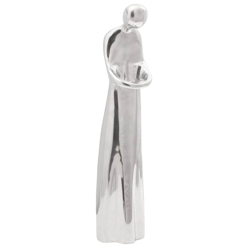 Sculptuur Zilver 10 X 16 X 49 Cm Aluminium