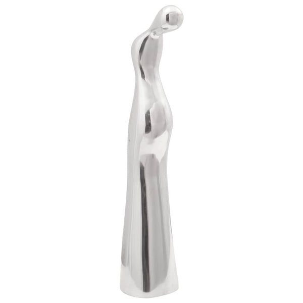 Sculptuur Zilver 10 X 16 X 49 Cm Aluminium