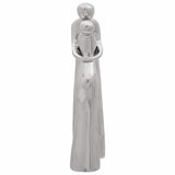 Sculptuur Zilver 10 X 16 X 49 Cm Aluminium