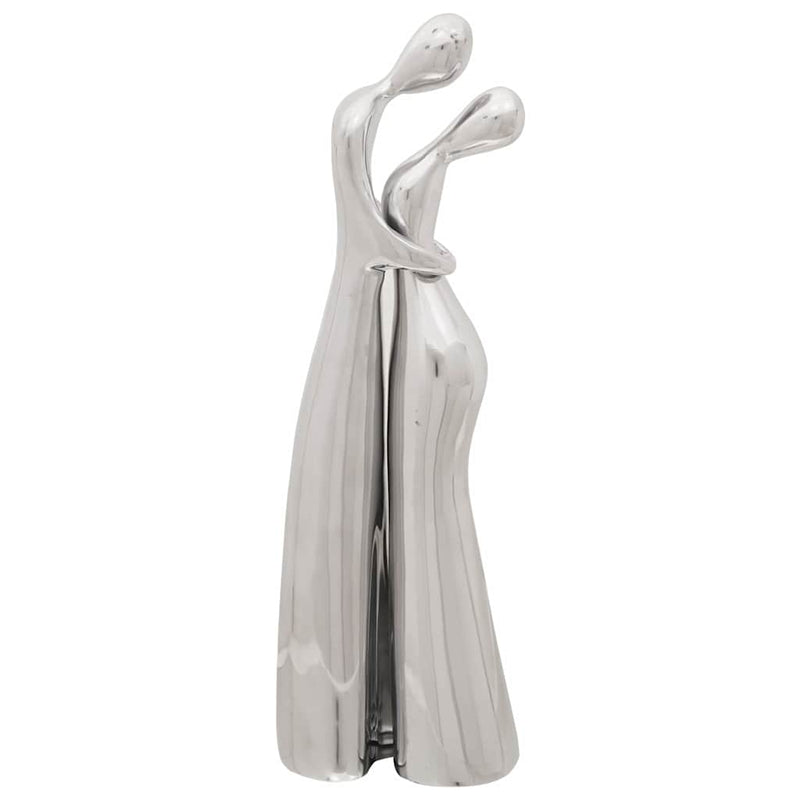 Sculptuur Zilver 10 X 16 X 49 Cm Aluminium