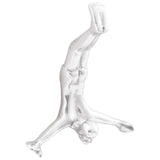 Sculptuur Zilver 22 X 8 X 25 Cm Aluminium