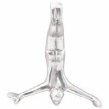 Sculptuur Zilver 22 X 8 X 25 Cm Aluminium