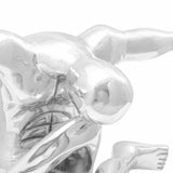 Sculptuur Zilver 91,5 X 32 X 33 Cm Aluminium