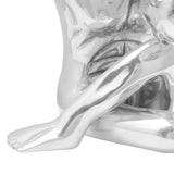 Sculptuur Zilver 91,5 X 32 X 33 Cm Aluminium