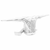 Sculptuur Zilver 91,5 X 32 X 33 Cm Aluminium