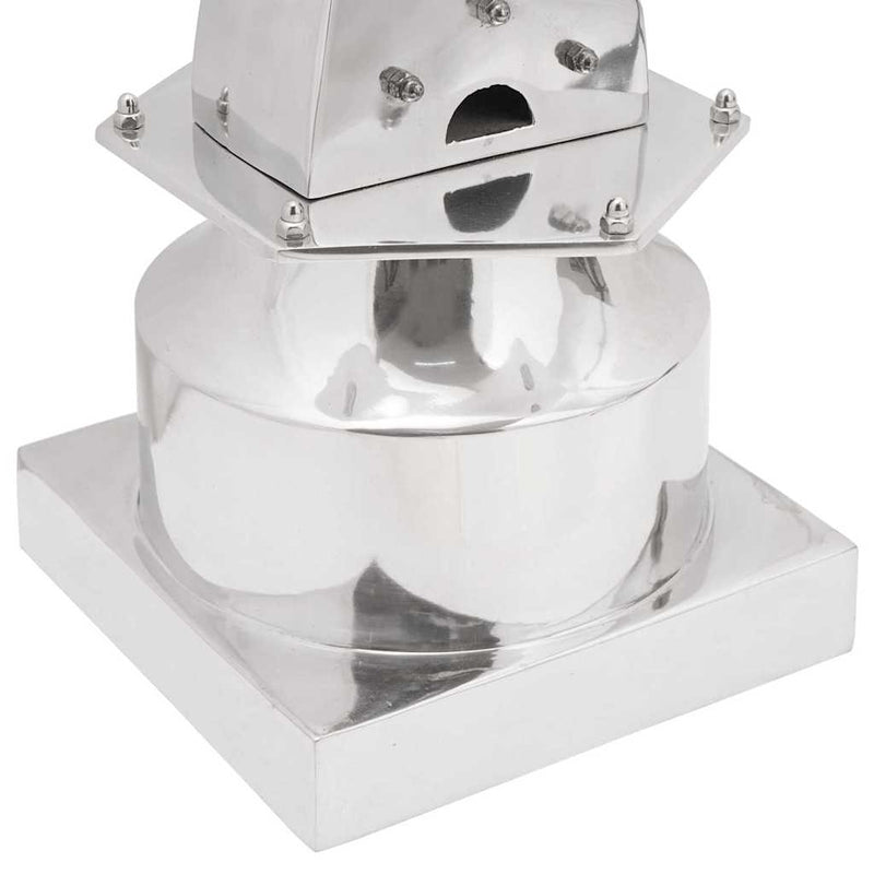 Sculptuur Zilver 26 X 26 X 110 Cm Aluminium