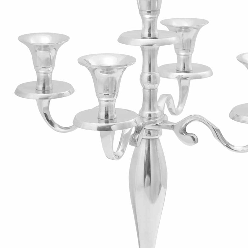 Kaarsenhouder Zilver Aluminium