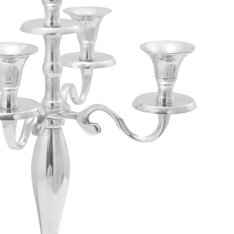 Kaarsenhouder Zilver Aluminium