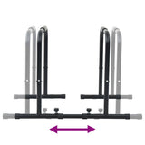 Dip Bar Zwart 116 X 66 X 74,5 Cm Gepoedercoat Staal