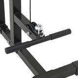 Lat Pulldown Machine Zwart 110 X 70 X 187 Cm Gepoedercoat Staal