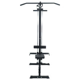 Lat Pulldown Machine Zwart 110 X 70 X 187 Cm Gepoedercoat Staal