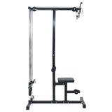 Lat Pulldown Machine Zwart 110 X 70 X 187 Cm Gepoedercoat Staal