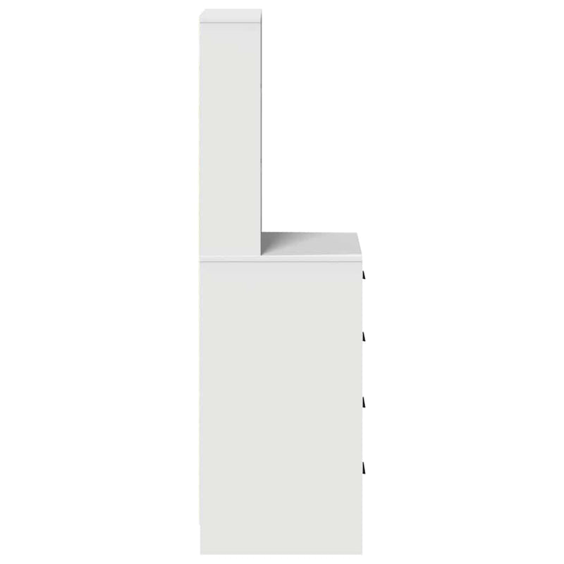 Highboard Met Lade 40 X 41 X 135 Cm Bewerkt Hout