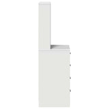 Highboard Met Lade 40 X 41 X 135 Cm Bewerkt Hout