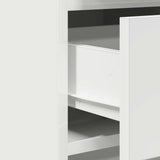 Dressoir Met Lade 40 X 41 X 75 Cm Bewerkt Hout