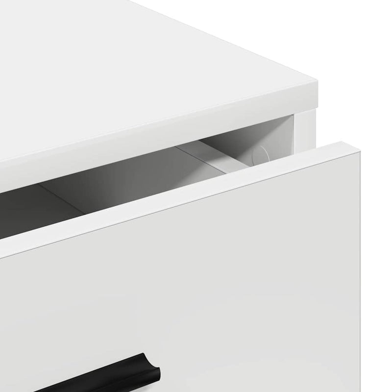 Dressoir Met Lade 40 X 41 X 75 Cm Bewerkt Hout