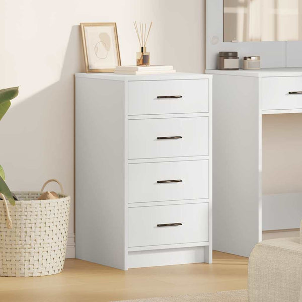 Dressoir Met Lade 40 X 41 X 75 Cm Bewerkt Hout