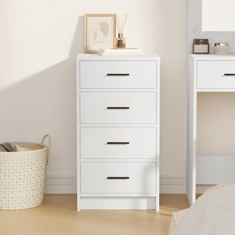Dressoir Met Lade 40 X 41 X 75 Cm Bewerkt Hout