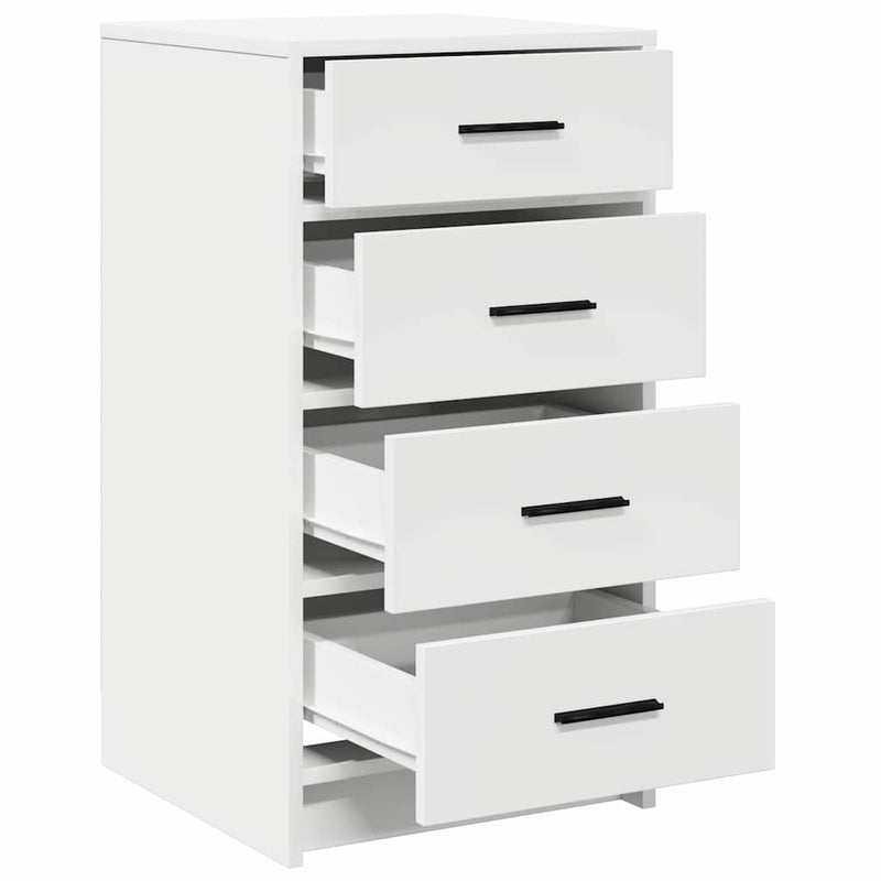 Dressoir Met Lade 40 X 41 X 75 Cm Bewerkt Hout