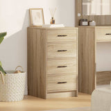 Dressoir Met Lade 40 X 41 X 75 Cm Bewerkt Hout