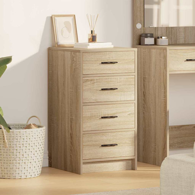 Dressoir Met Lade 40 X 41 X 75 Cm Bewerkt Hout