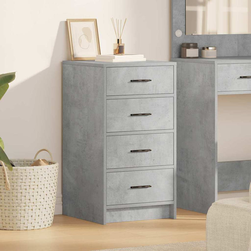 Dressoir Met Lade 40 X 41 X 75 Cm Bewerkt Hout