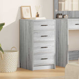 Dressoir Met Lade 40 X 41 X 75 Cm Bewerkt Hout